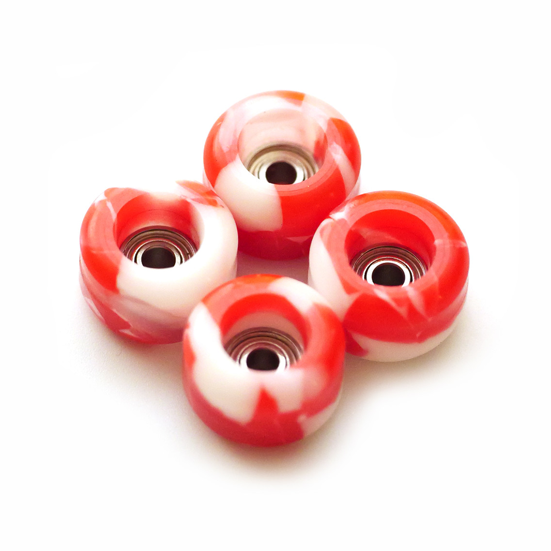 FlatFace Fingerboard LE G4 Wheels - Peppermint Candy Swirl