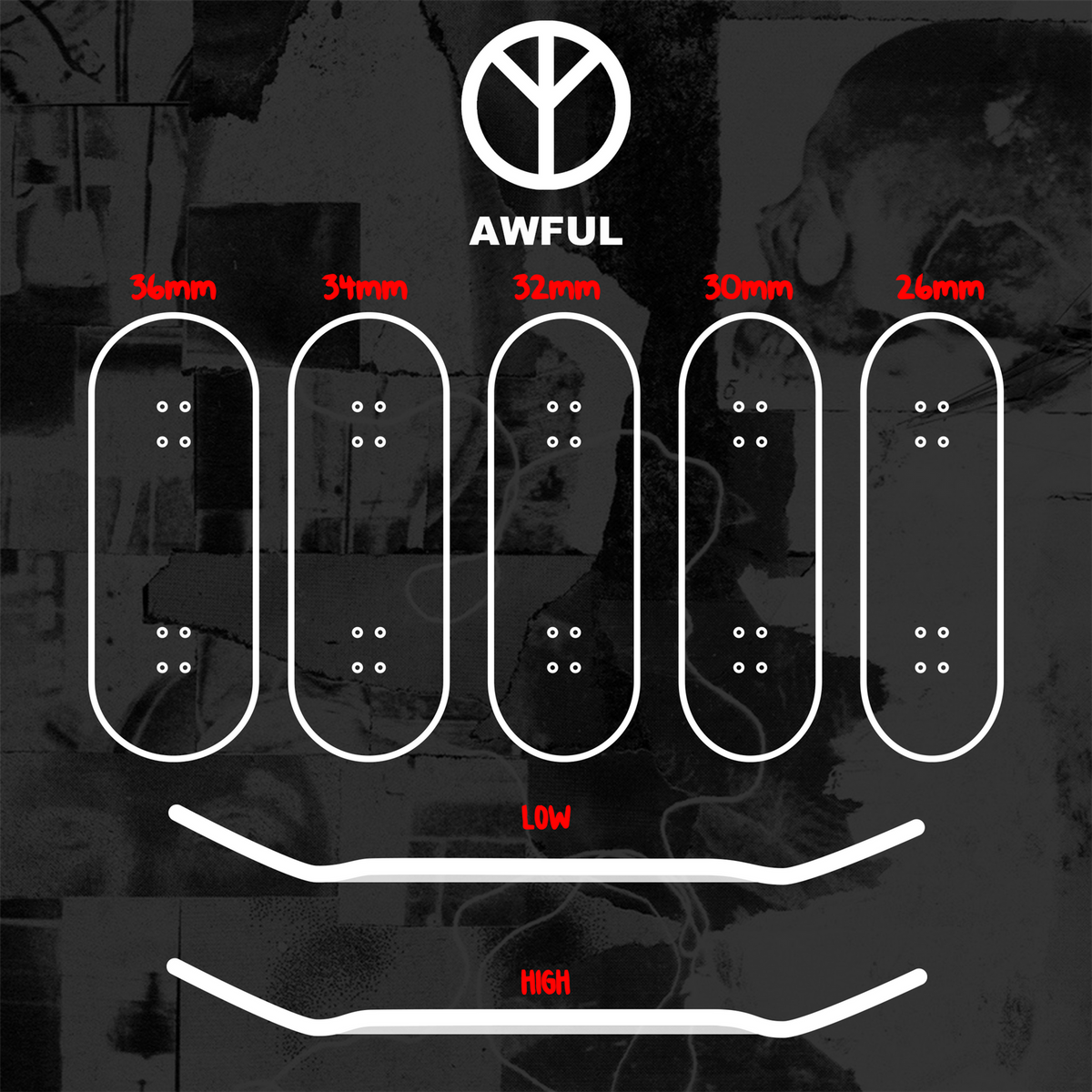 Awful Fingerboard Deck - Prowlers