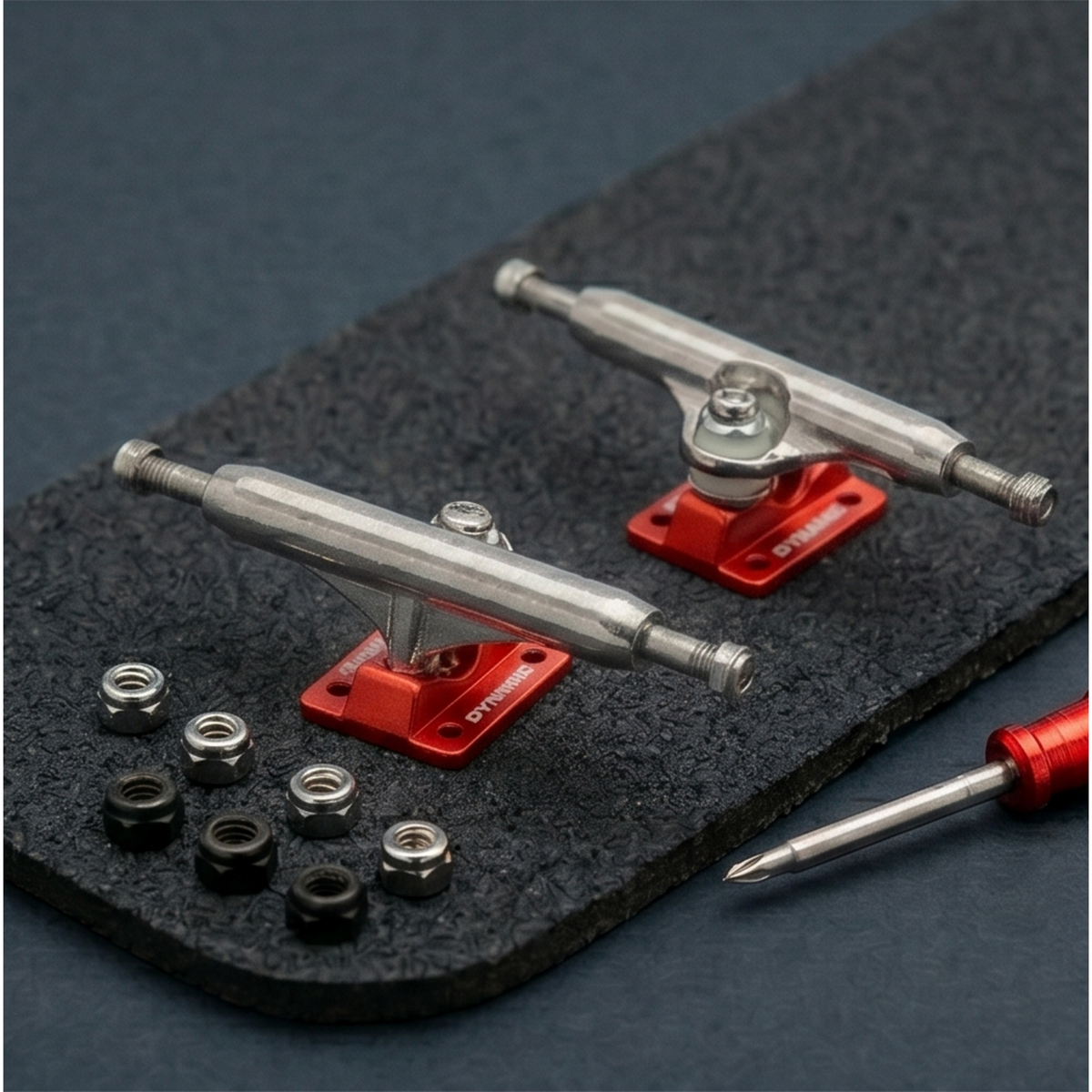 Dynamic Fingerboard Dual Bearing Trucks - 34mm