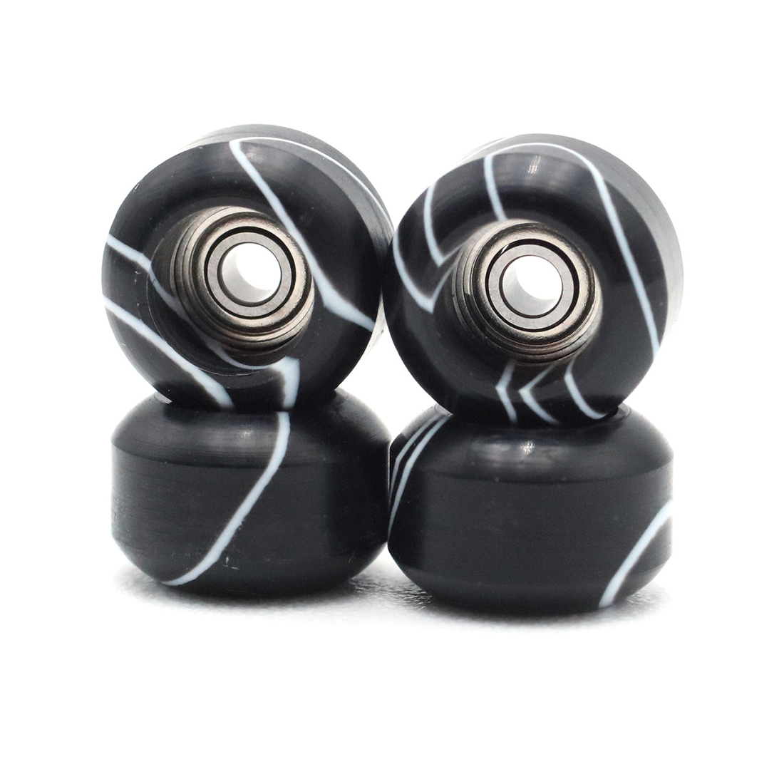 FlatFace Street Shape Fingerboard Wheels - Confectioner Swirl