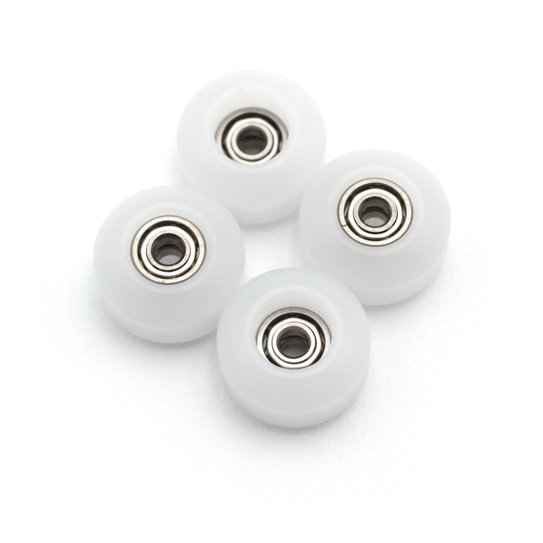 FlatFace Fingerboard G10 Dual Bearing Wheels - White