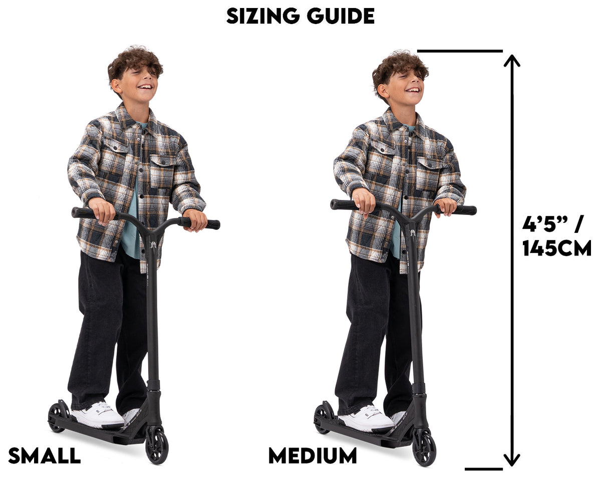 Sizing Guide for Ethic Erawan V2 Pro Scooter