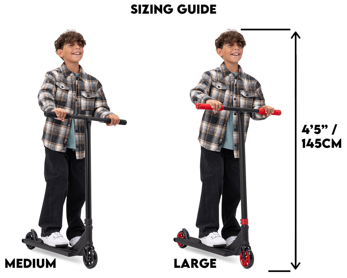 Sizing Guide for Ethic Pandora Pro Scooter