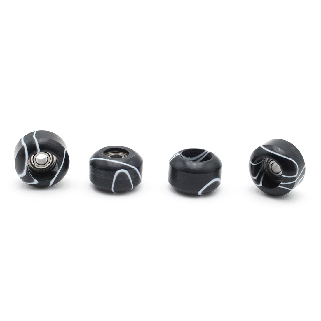 FlatFace Street Shape Fingerboard Wheels - Confectioner Swirl