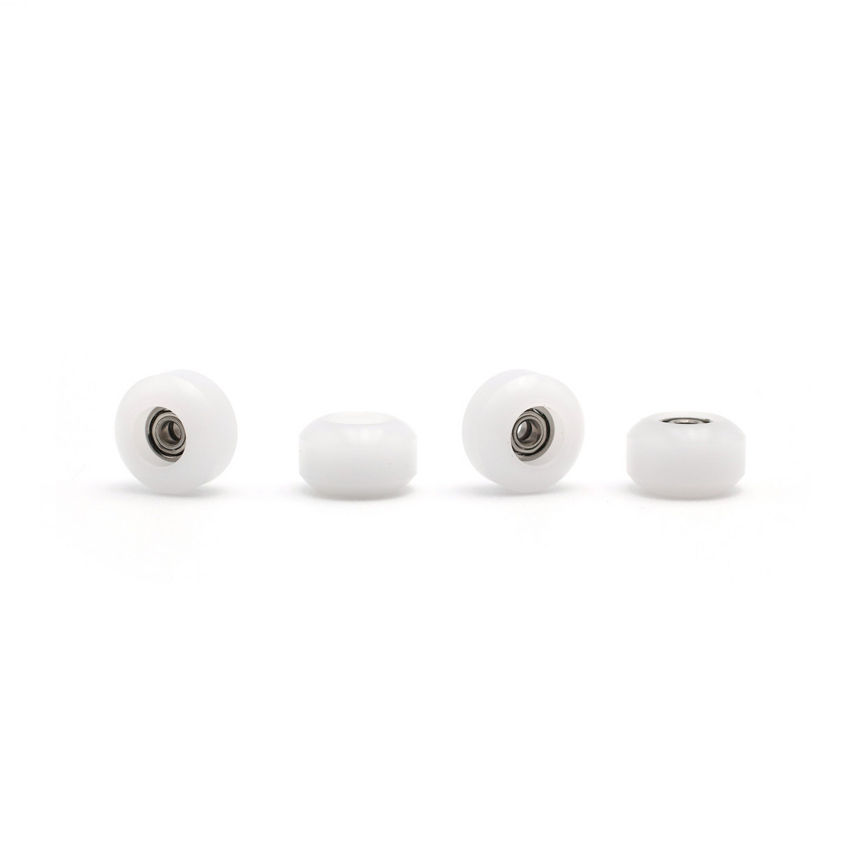 FlatFace Fingerboard G10 Dual Bearing Wheels - White