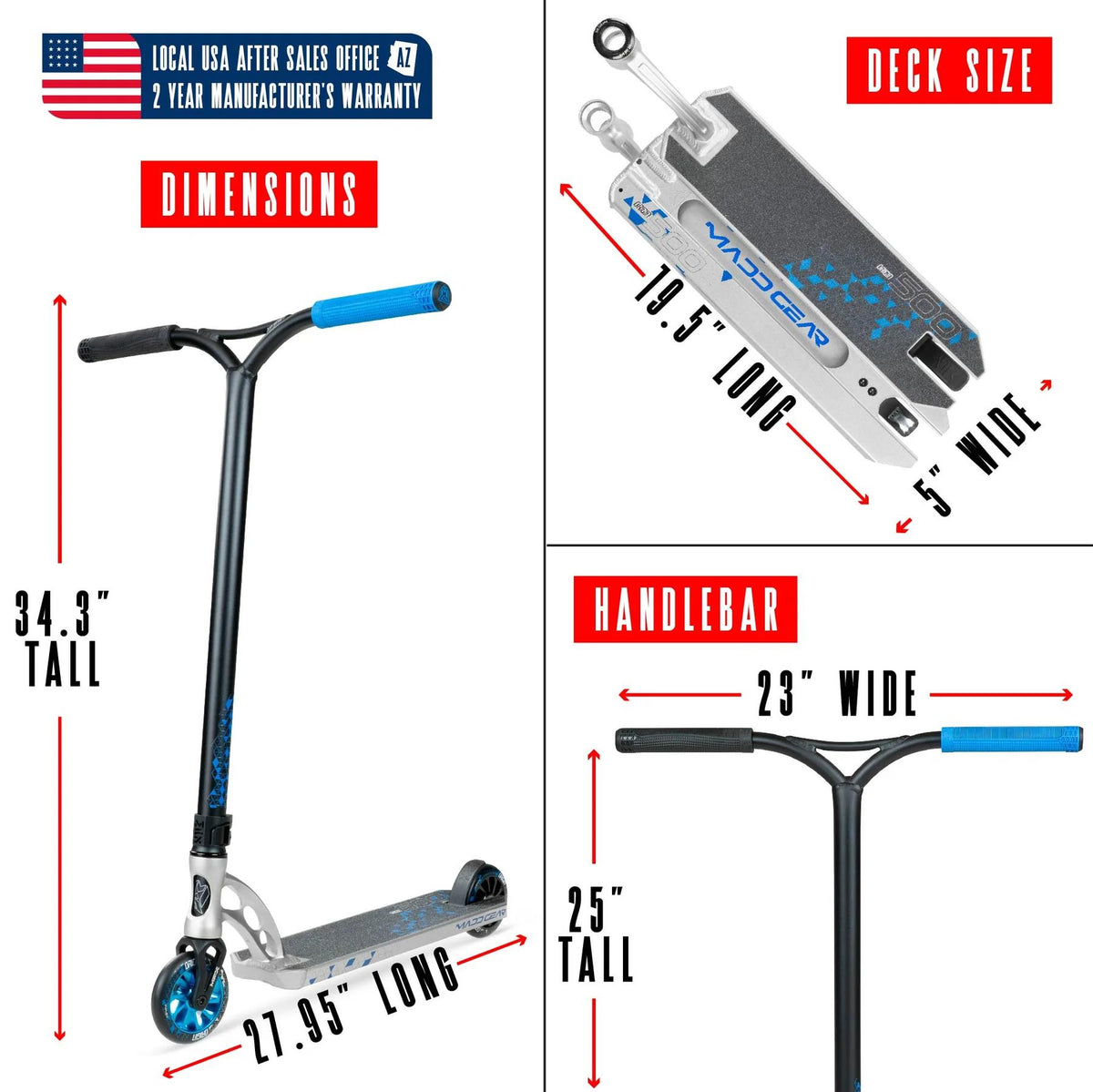 Madd Gear Origin 500 Pro Scooter