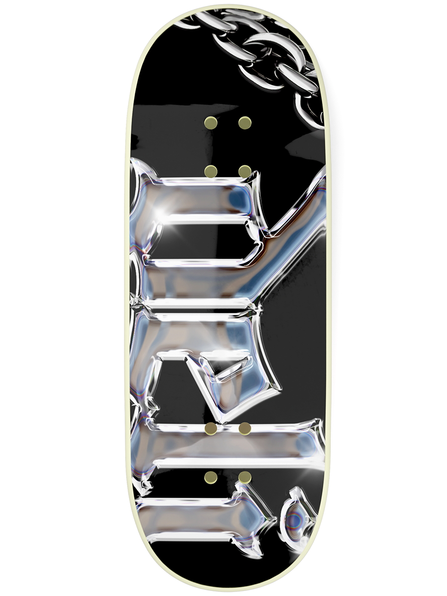 DeliDecks Fingerboard Deck - Chrome