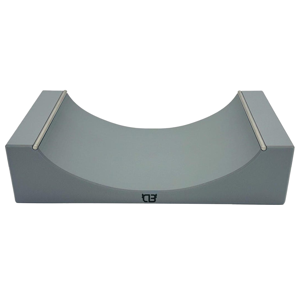 DecentBit Fingerboard Ramp - 6" Half Pipe