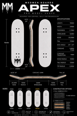 Medmen Carbon Fingerboard Deck - Bronze