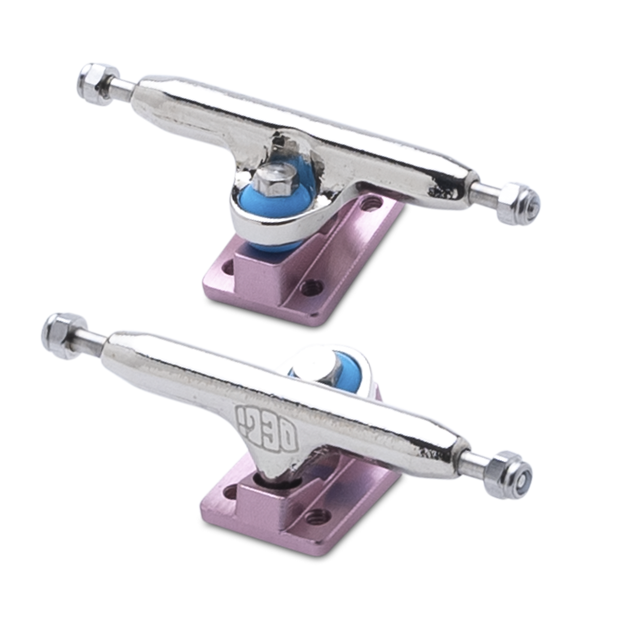 DeliDecks T2 Fingerboard Trucks - Hex Hybrid Trux 34mm