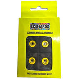 LC Boards Lettered Urethane Fingerboard Wheels - Bowl 2.0