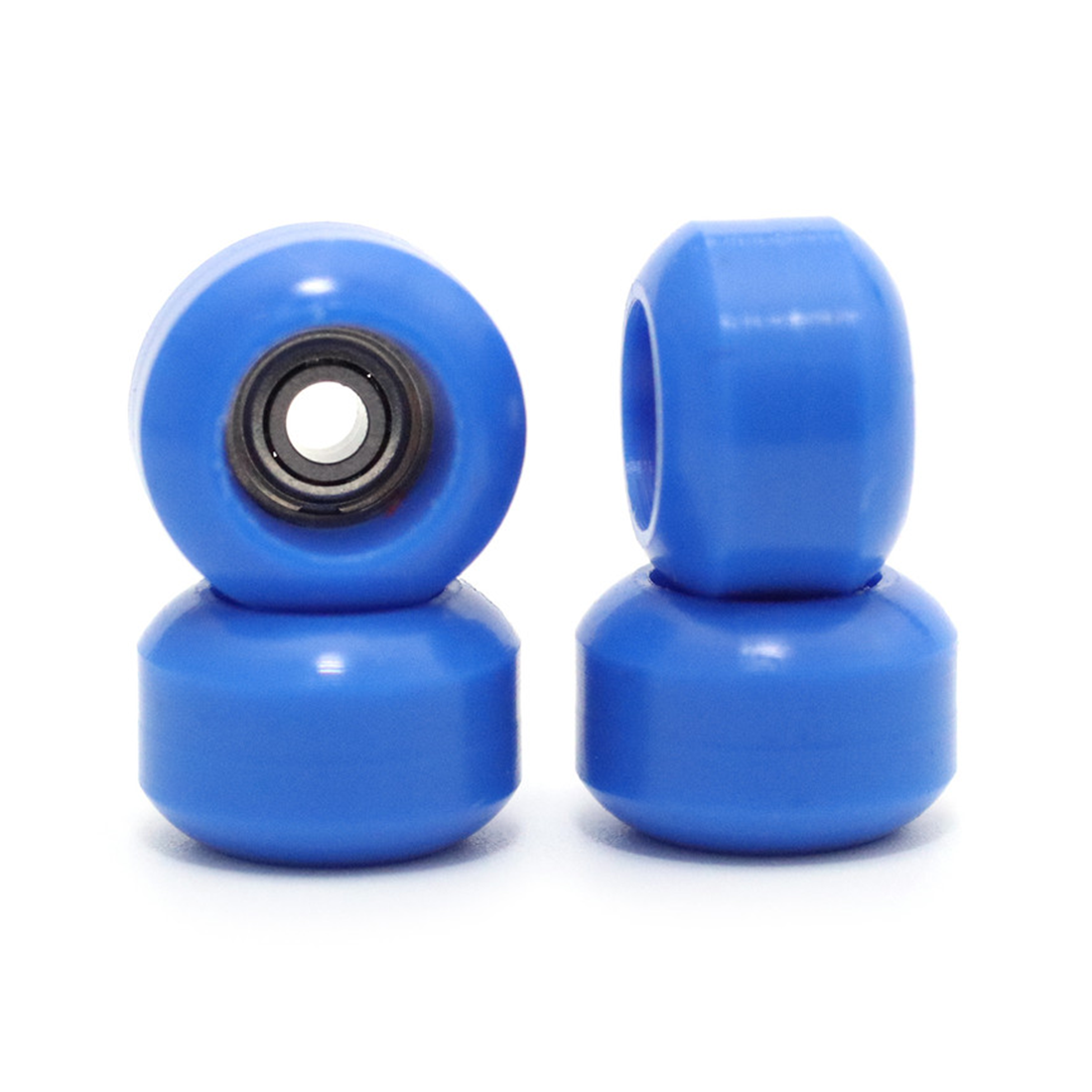 FlatFace Street Shape Fingerboard  Wheels - Blue D-Rex Tribute