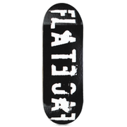FlatFace G4 Fingerboard Deck - Stencil 2005 Real Wear Over White