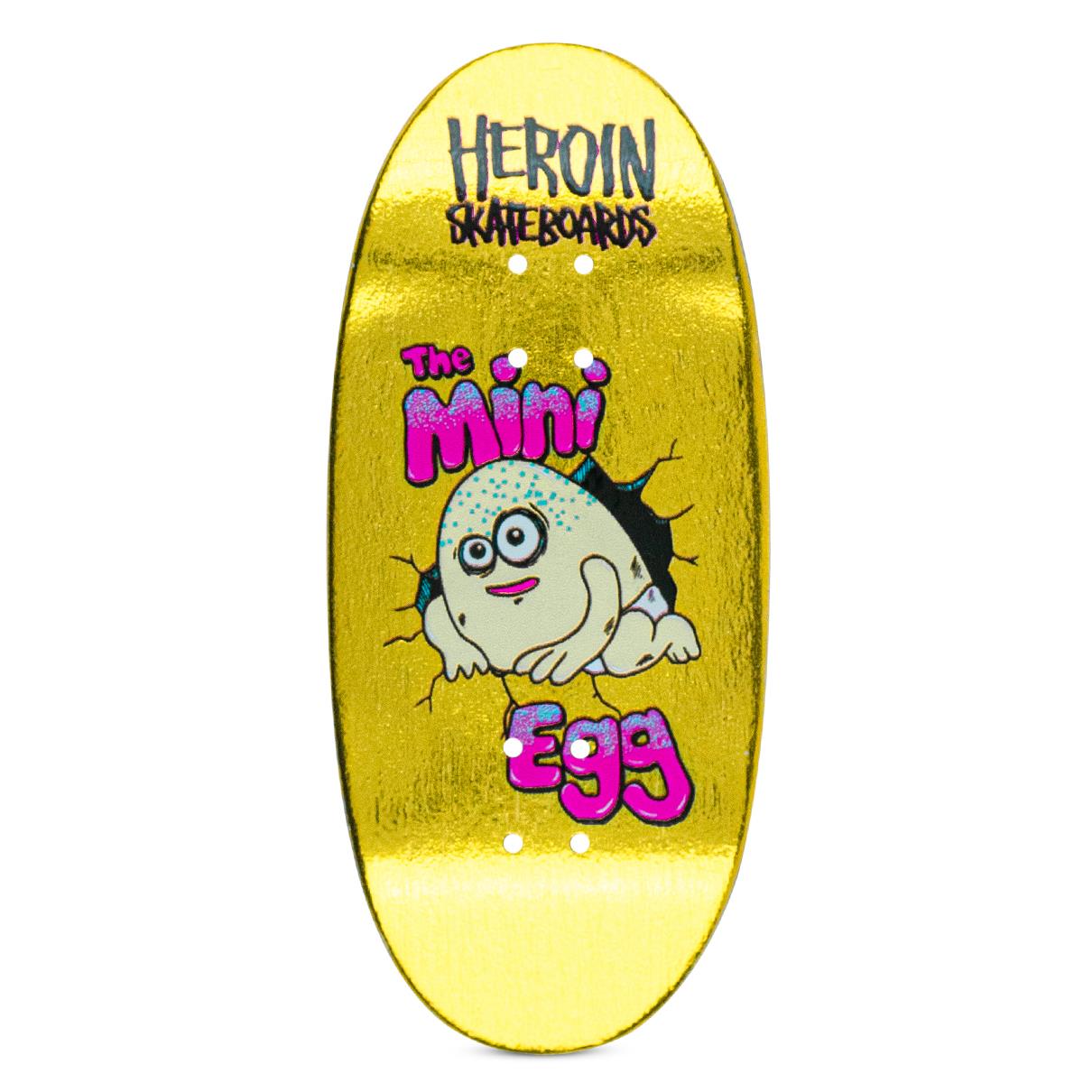 Maple Lab Fingerboard Deck - The Mini Egg Golden Foil