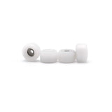 FlatFace Fingerboard Dual Durometer V2 Bearing Wheels - White and White