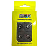 LC Boards Lettered Urethane Fingerboard Wheels - Bowl 2.0