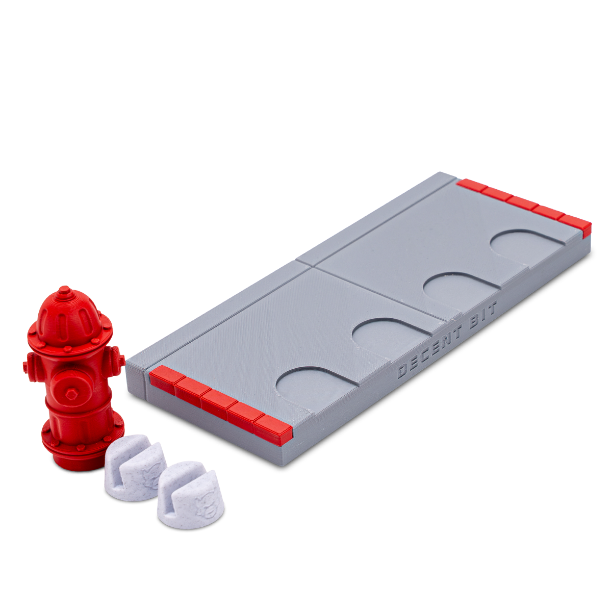 DecentBit Fingerboard Ramp - Sidewalk Stand w/Hydrant