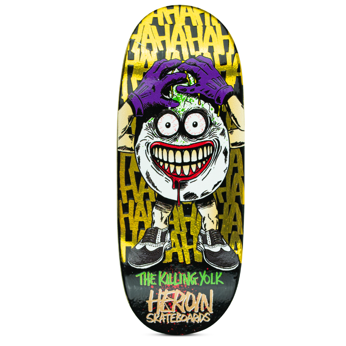Maple Lab Fingerboard Deck - The Killing Yolk