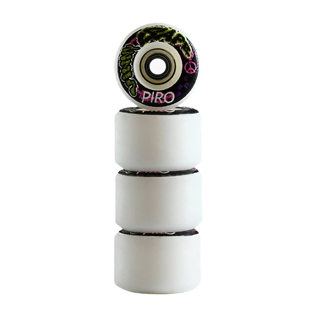 Piro Performance Graphic Fingerboard Wheels - Pro Safe