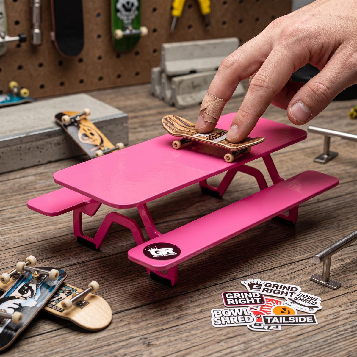 Rampa para diapasón de mesa de picnic derecha Grind