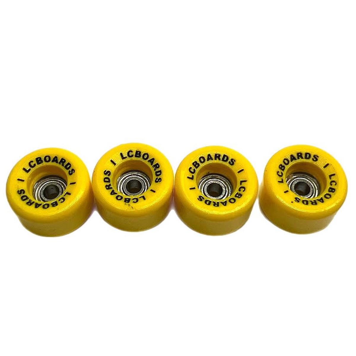 LC Boards Lettered Urethane Fingerboard Wheels - Bowl 2.0