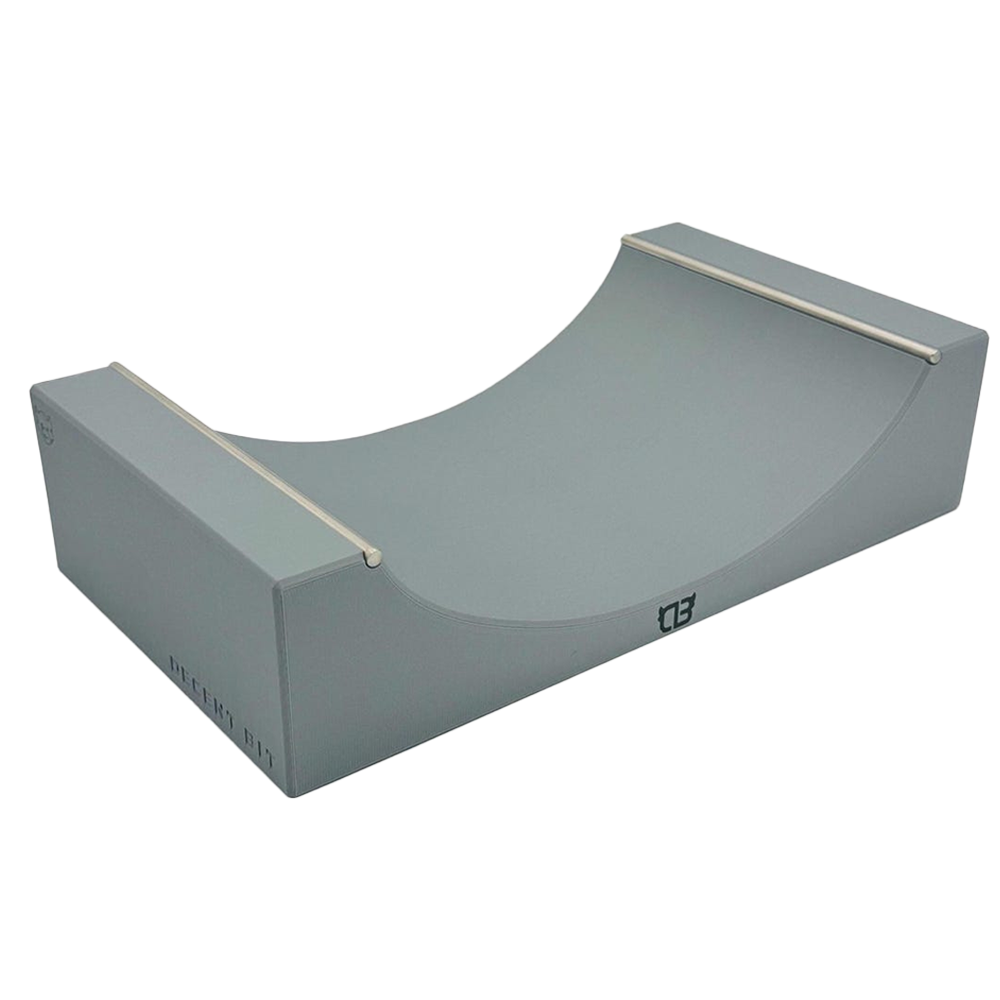 DecentBit Fingerboard Ramp - 6" Half Pipe