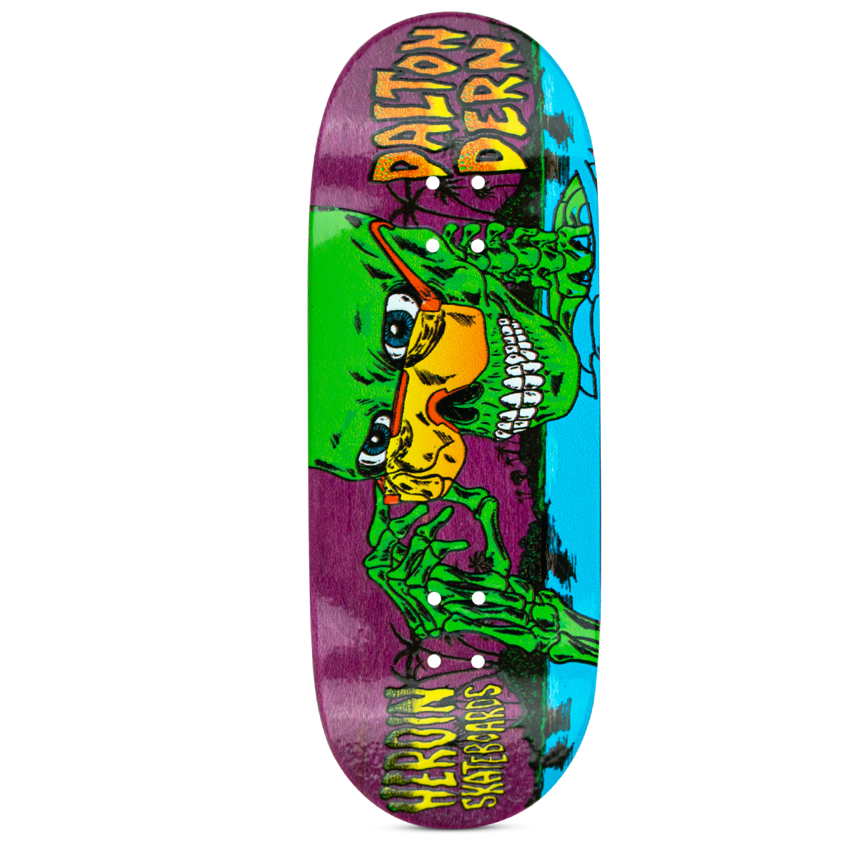 Maple Lab Fingerboard Deck - Dalton Dern Skelleton