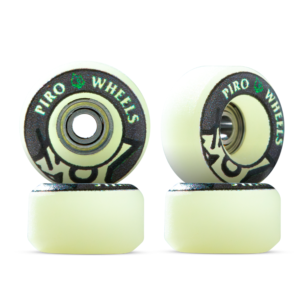 Piro Performance Graphic Fingerboard Wheels - Bone Head