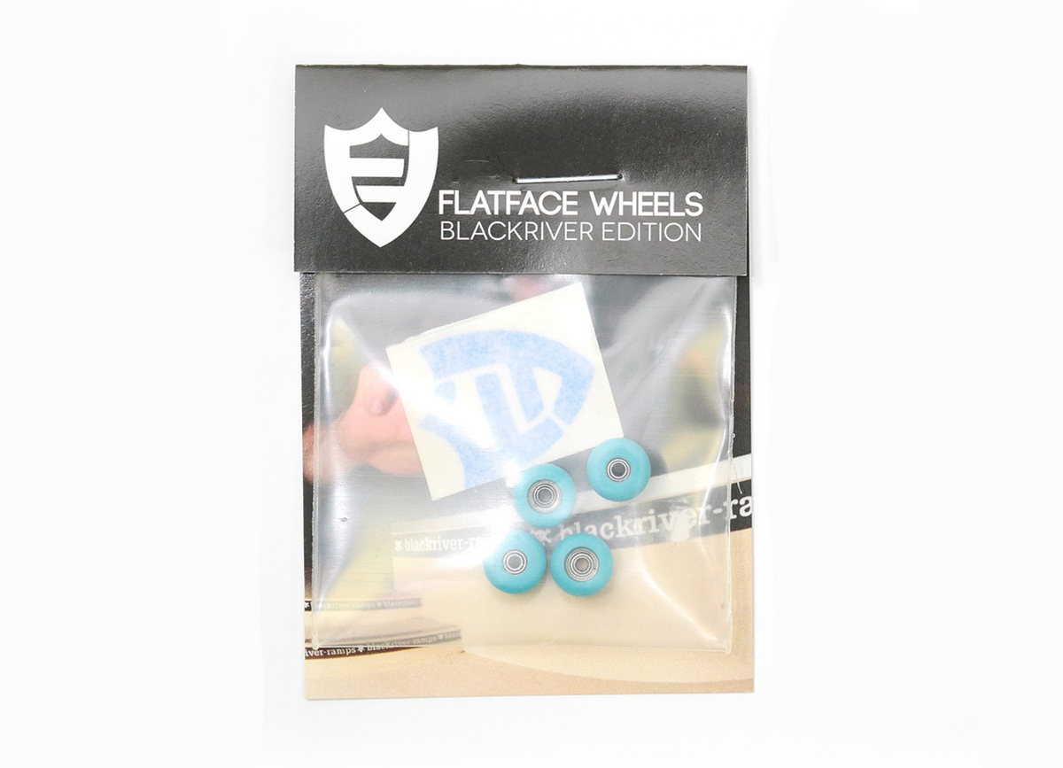 FlatFace Fingerboard G4-A Bearing Wheels - Turquoise