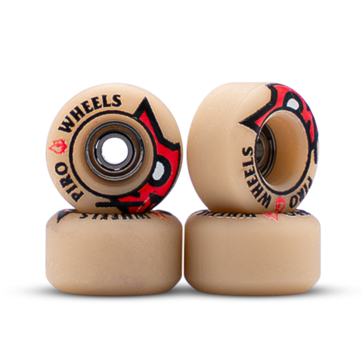 Piro Performance Graphic Fingerboard Wheels - Bone Head