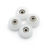 FlatFace Fingerboard G10 Dual Bearing Wheels - White