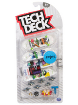 Tech Deck 4-Pack Fingerboard Complete