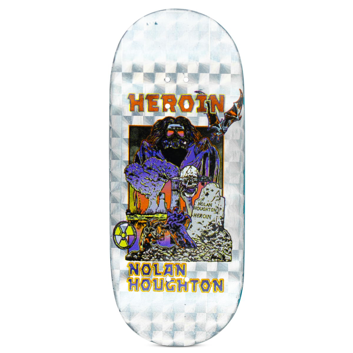 Maple Lab Fingerboard Deck - Nolan Houghton Video City II Hellscape