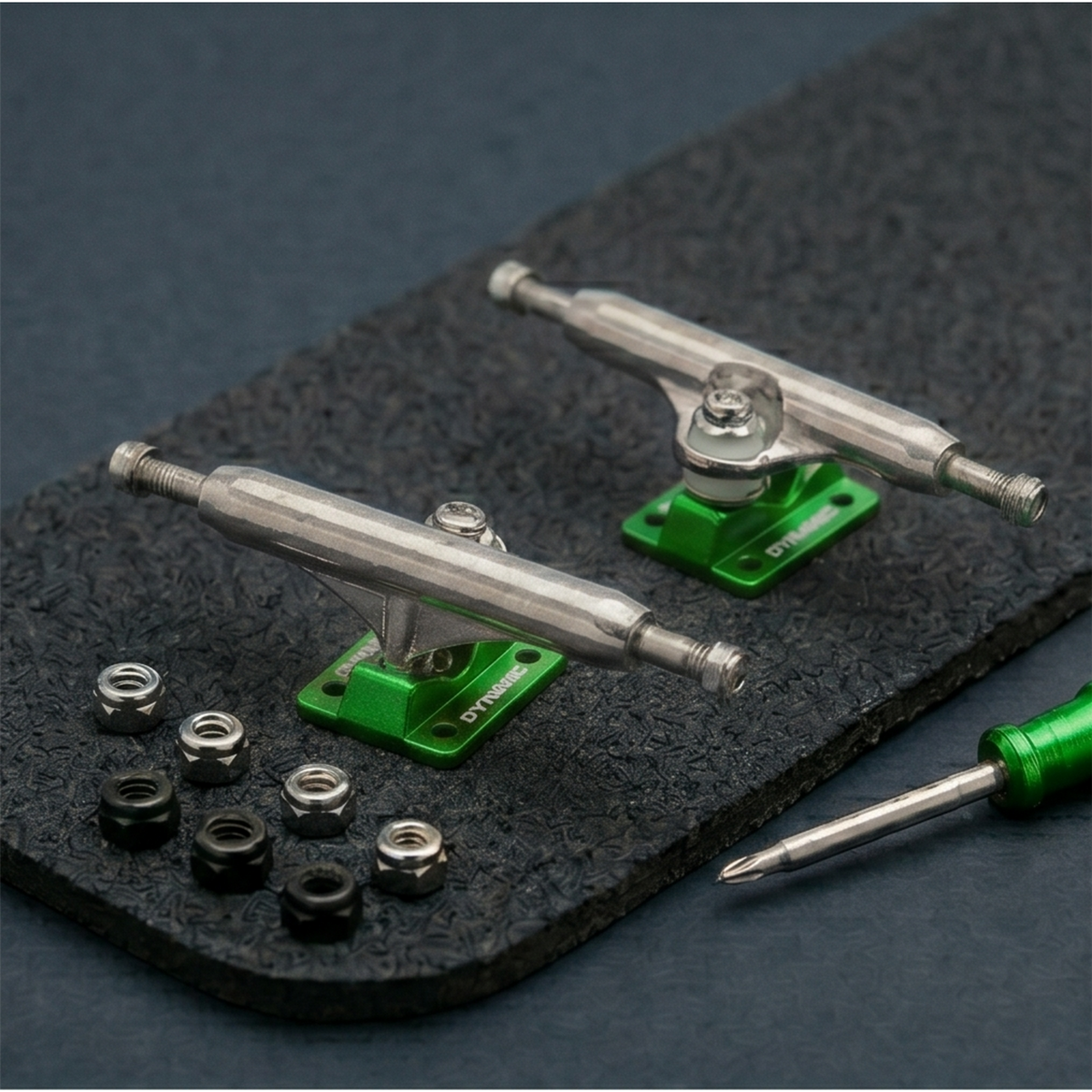 Dynamic Fingerboard Dual Bearing Trucks - 34mm