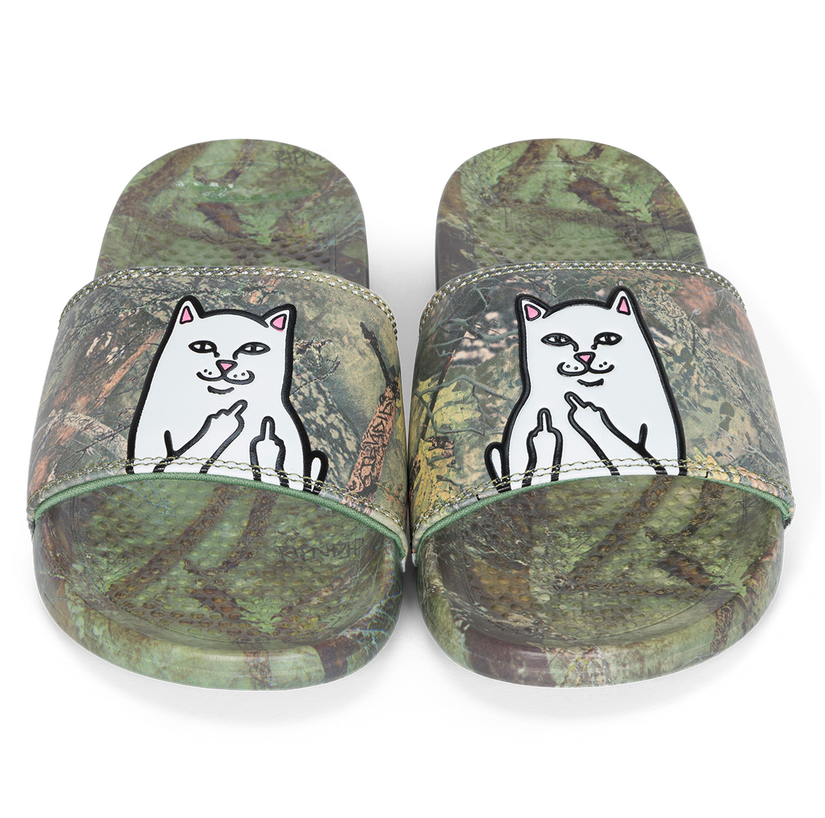 RIPNDIP Lord Nermal Tree Camo Slides