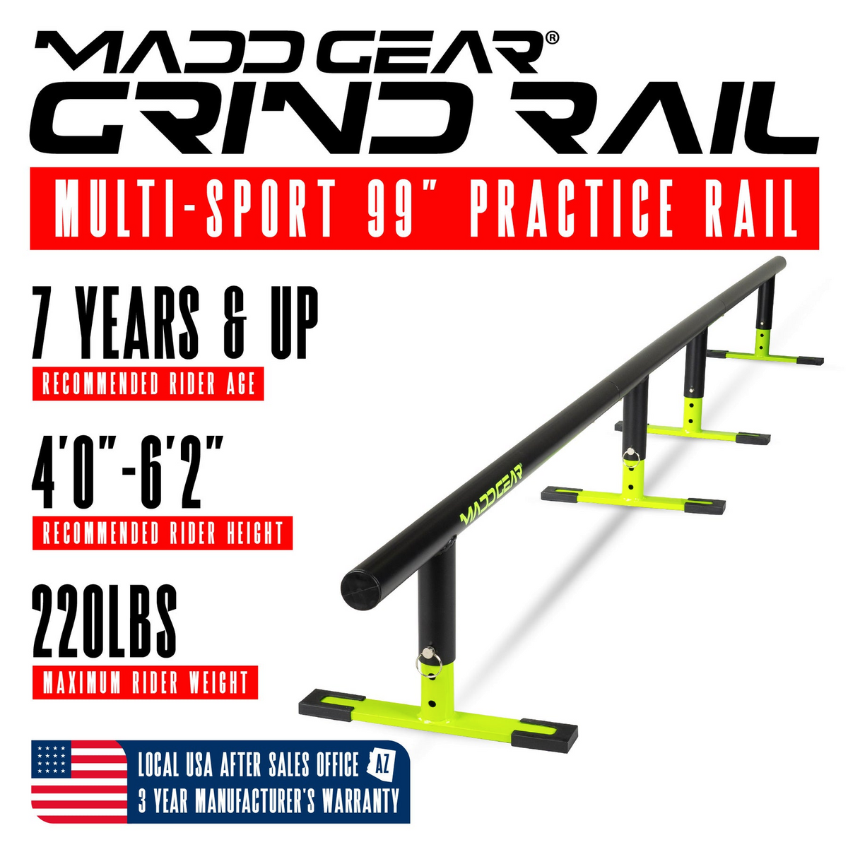 Riel de molienda Madd Gear Ninety9 - 99"