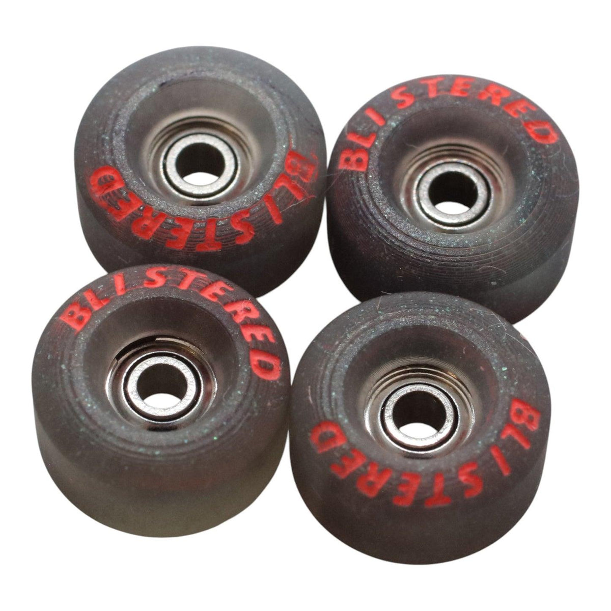 Blistered V5 Street Fingerboard Wheels - Ghost w/ JoyCult Bearings