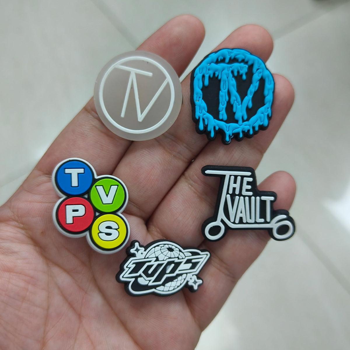 TV Croc Charms