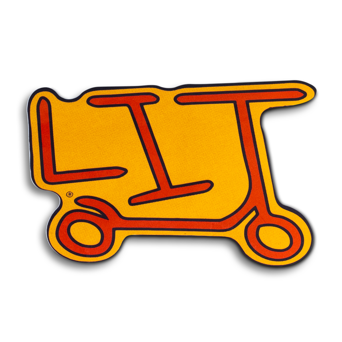 Undialed LIT Sticker - Yellow and Orange