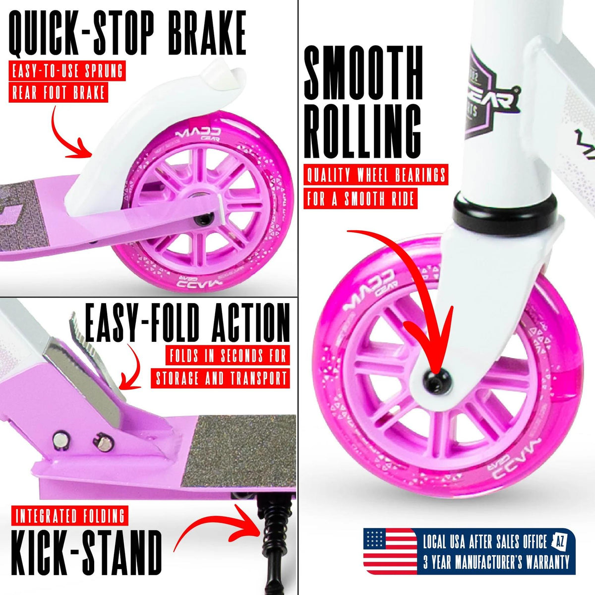 Madd Gear Rush 125 Youth Scooter