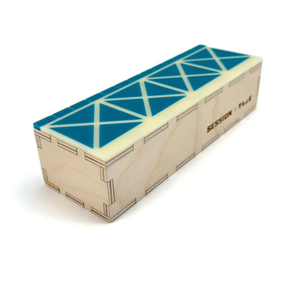 Teak Tuning Fingerboard Ramp - Shred Ledge w/ Acrylic Surface