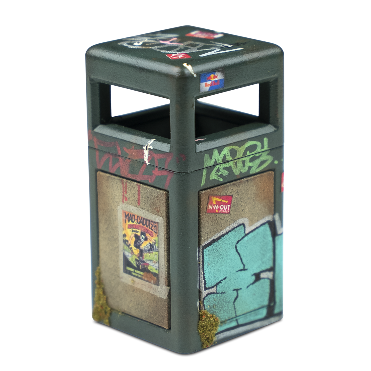 High Level Ramps Fingerboard Ramp - Trash Can 2.0 w/Lid