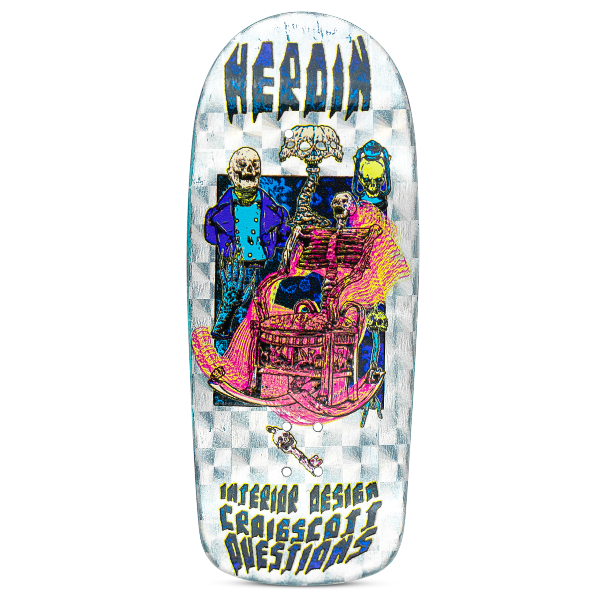 Maple Lab Fingerboard Deck - Craig Scott Questions Video City II Hellscape