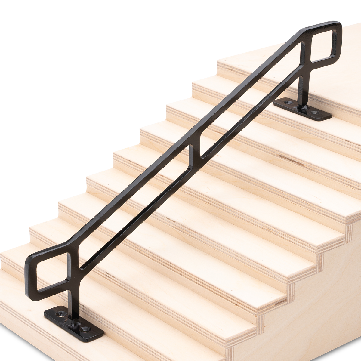 Grind Right Fingerboard Rail - Square 10 Stair Kink Rail