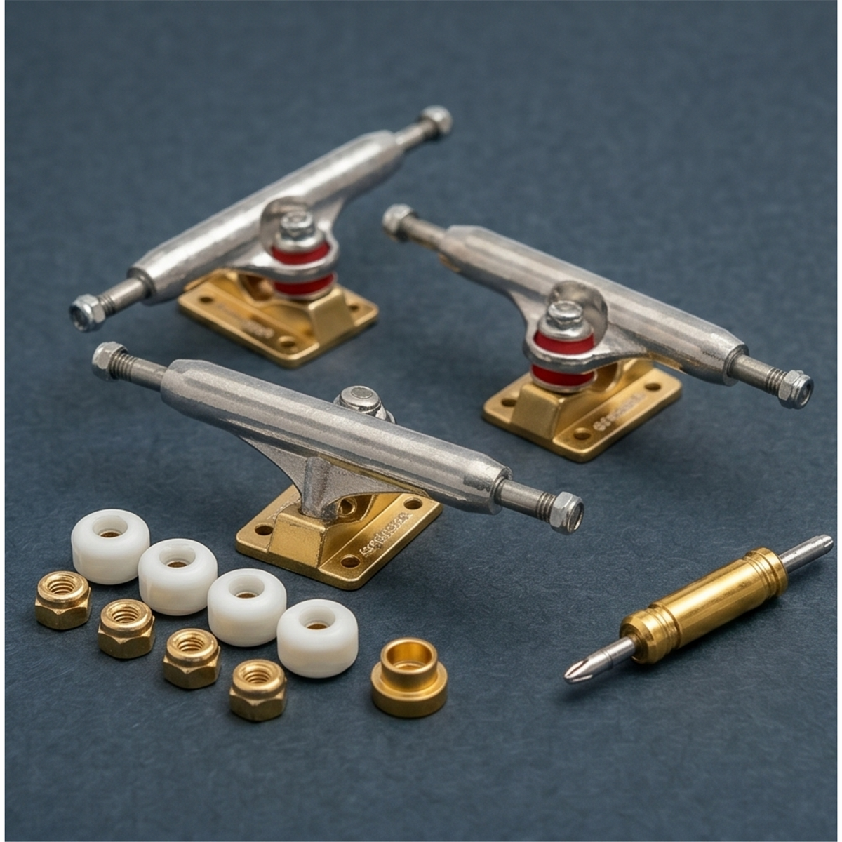 Dynamic Fingerboard Dual Bearing Trucks - 31mm
