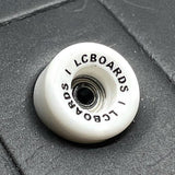 LC Boards Lettered Urethane Fingerboard Wheels - Bowl 2.0