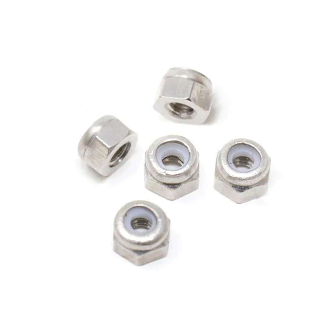 Delidecks Fingerboard Steel Lock Nuts - 5 pk