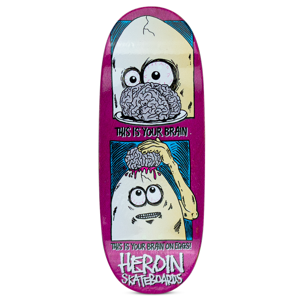 Maple Lab Fingerboard Deck - Brain on Eggs