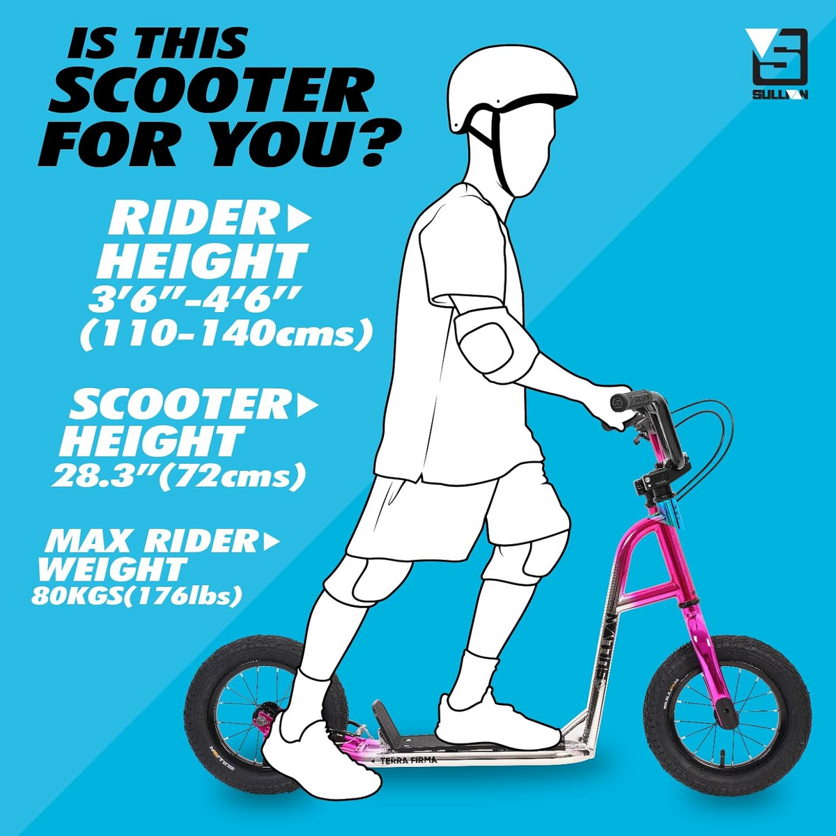Sullivan Terra Firma Scooter - 12"